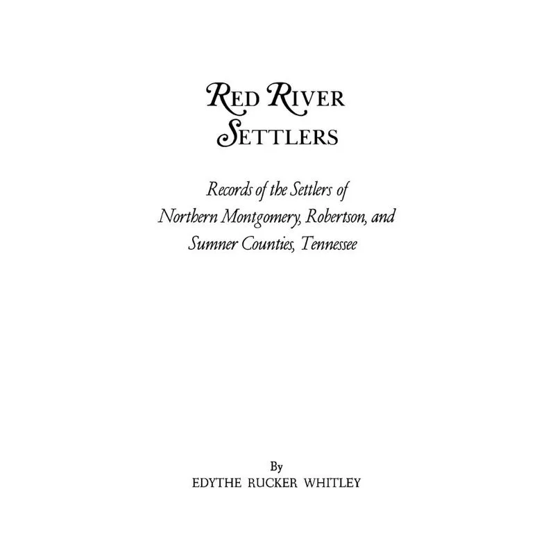 Red River Settlers