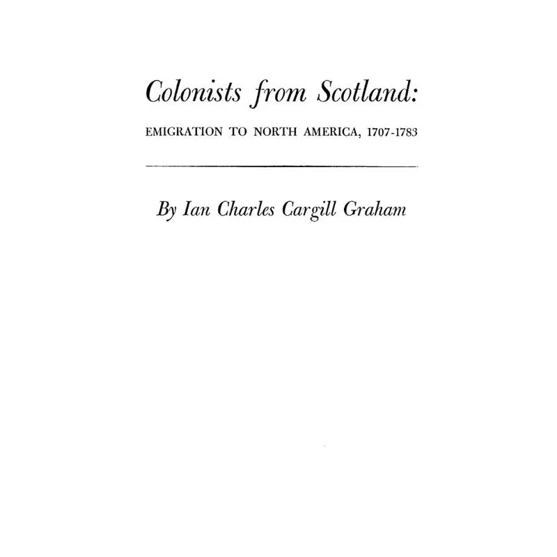 Colonists from Scotland