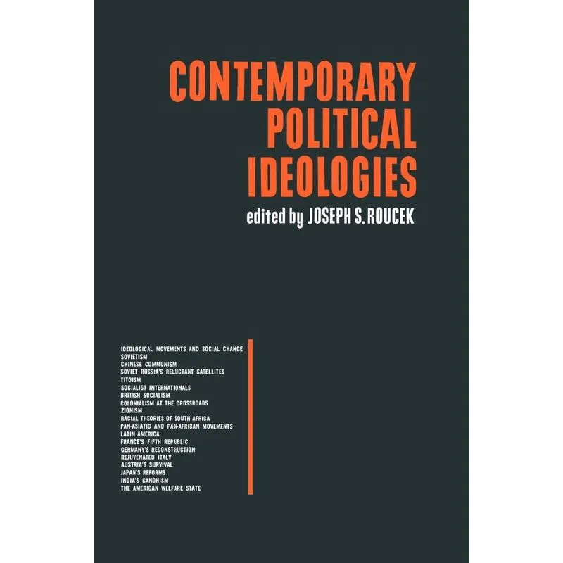 Contemporary Political Ideologies