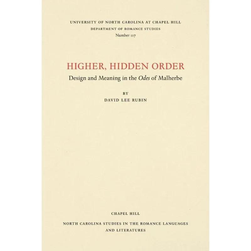 Higher, Hidden Order