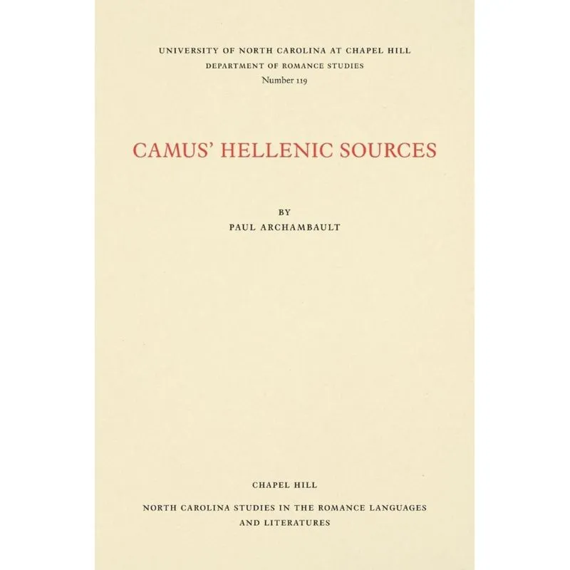 Camus Hellenic Sources