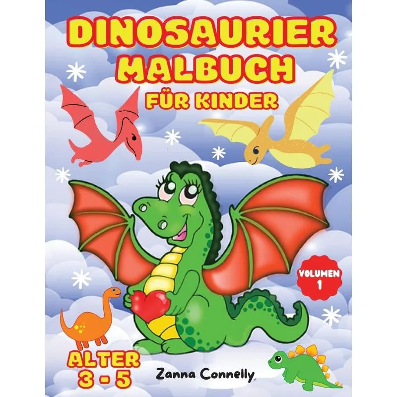 Dinosaurier Malbuch für Kinder