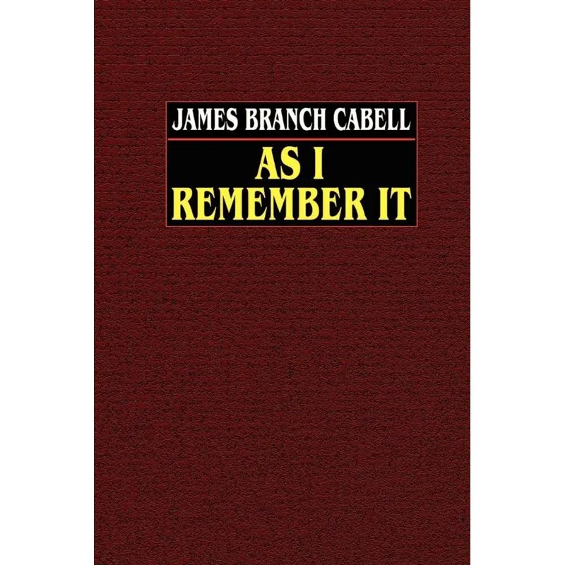 As I Remember It