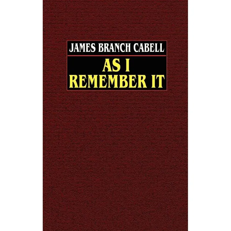 As I Remember It
