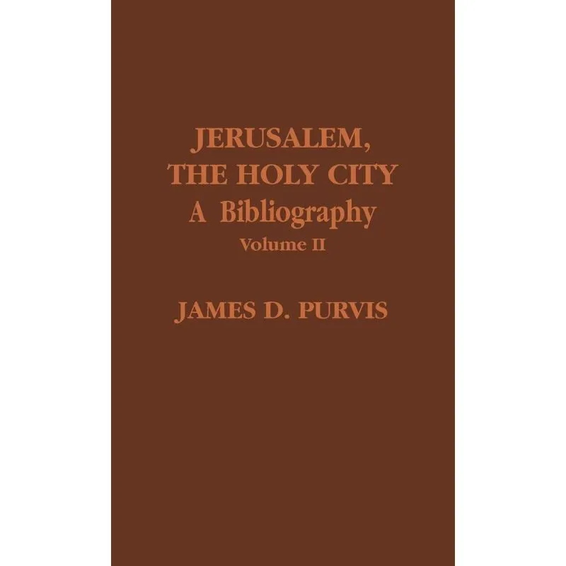 Jerusalem, The Holy City