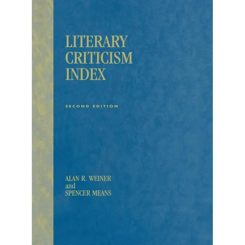Literary Criticism Index