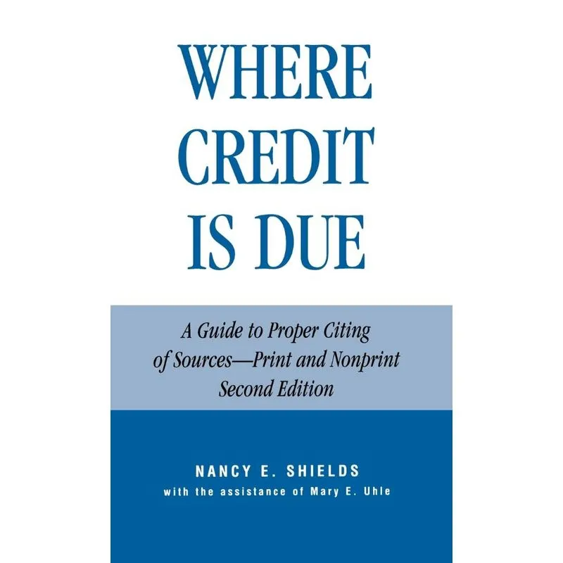Where Credit is Due