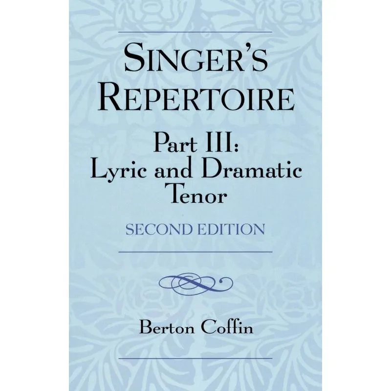 The Singers Repertoire, Part III
