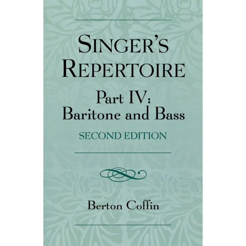 The Singers Repertoire, Part IV