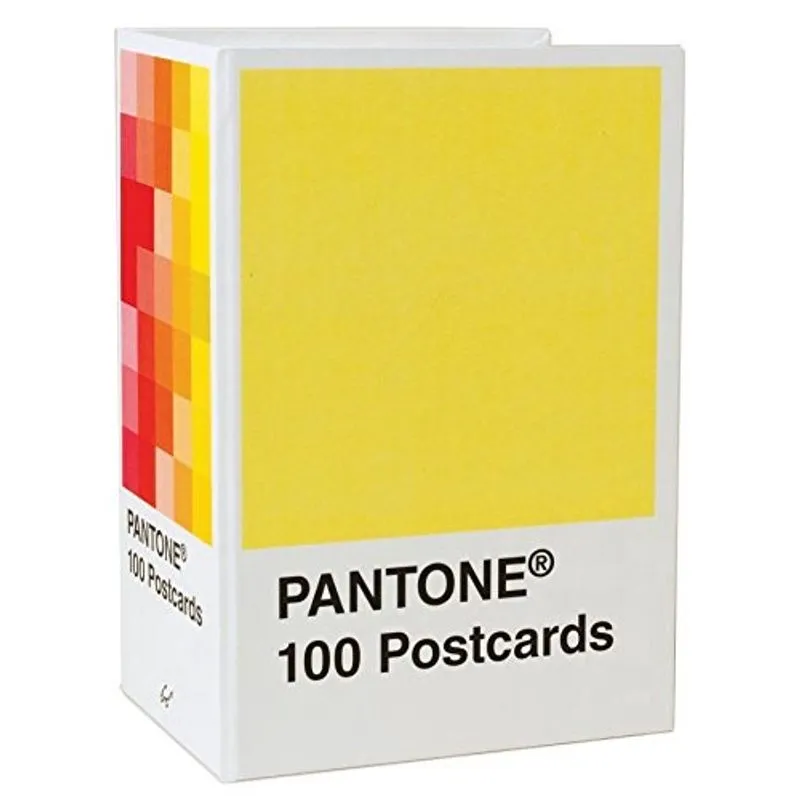 Cartões Postais de Arte Pantone 100 Unidades - Conjunto de Cartões Chip de Cor Pantone