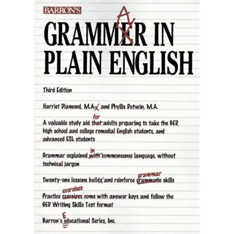 GRAMMAR IN PLAIN ENGLISH