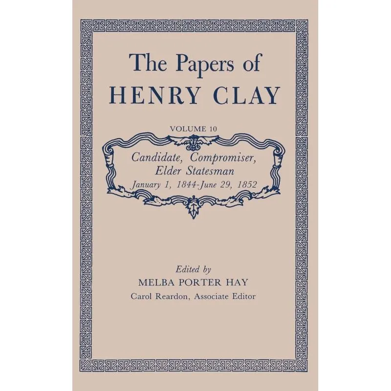 Livro The Papers of Henry Clay