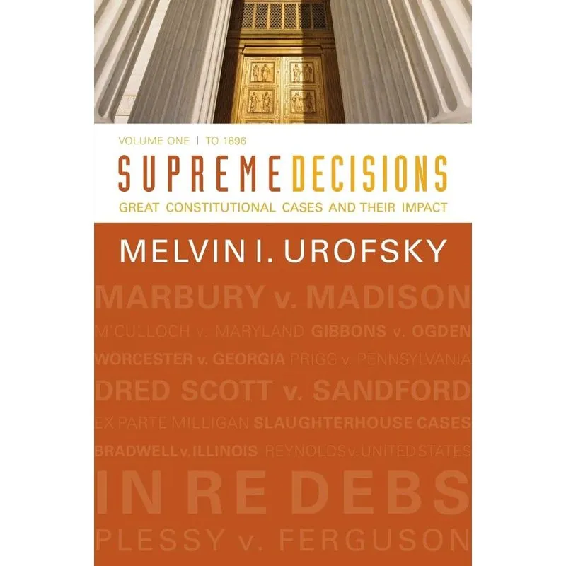 Supreme Decisions, Volume 1