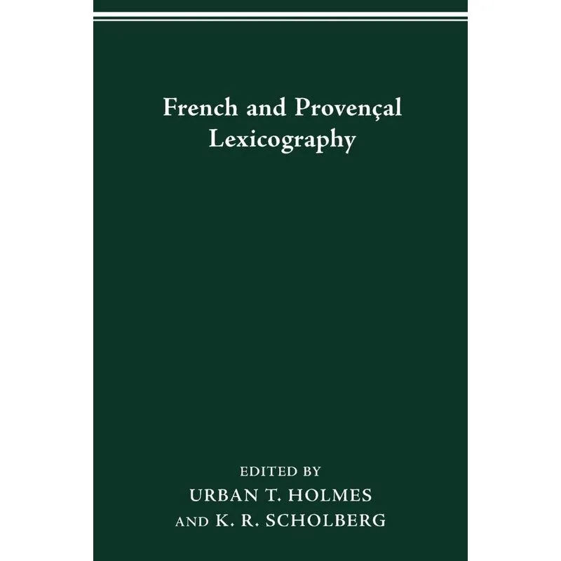 French and Provençal Lexicography