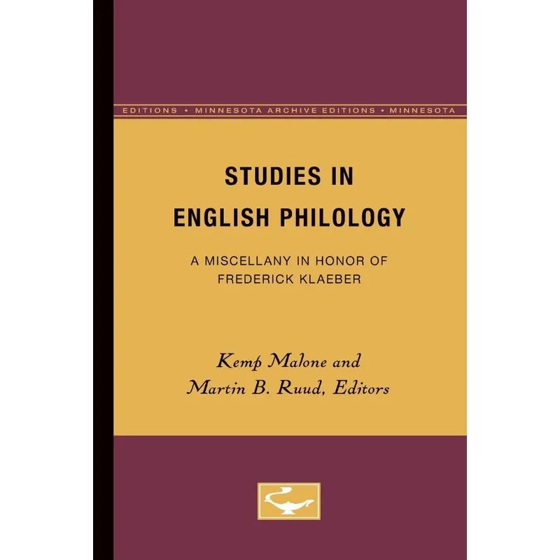 Studies in English Philology