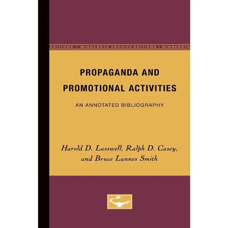 Livro Propaganda and Promotional Activities