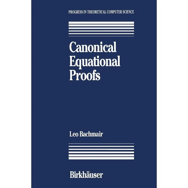 Canonical Equational Proofs