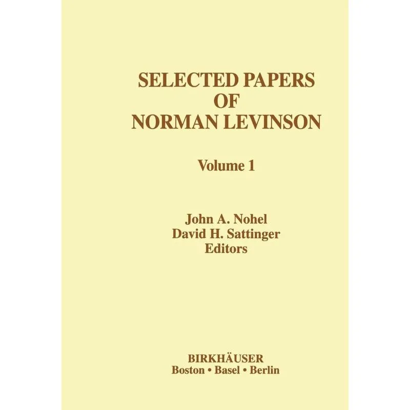 Selected Works of Norman Levinson