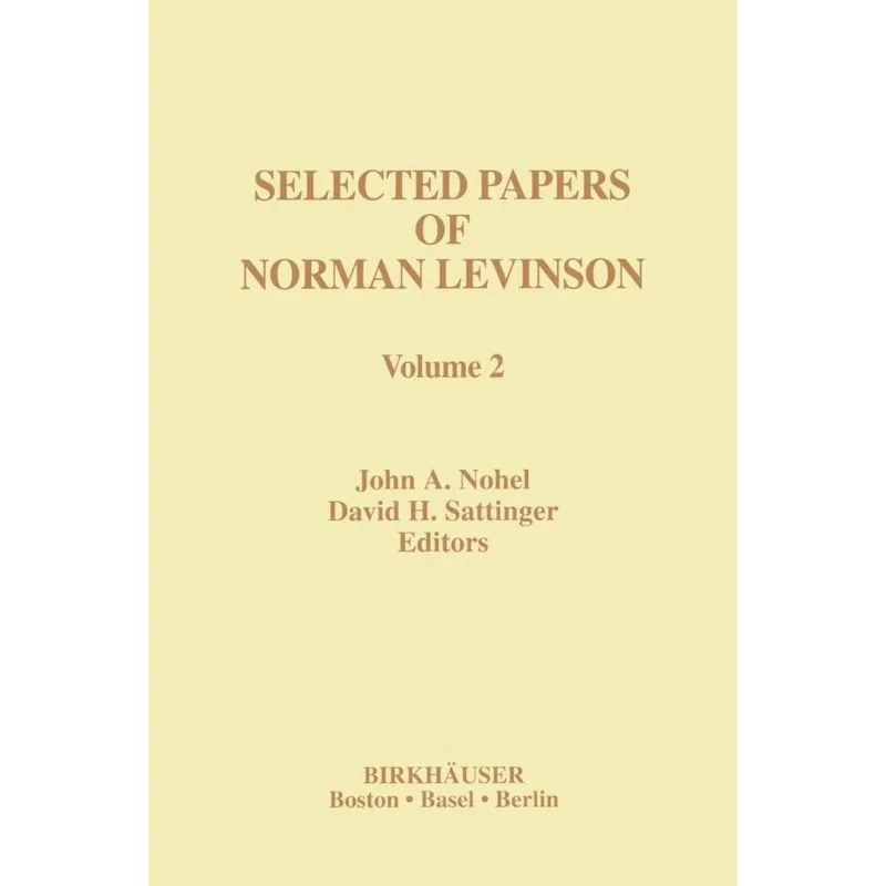Selected Papers of Norman Levinson