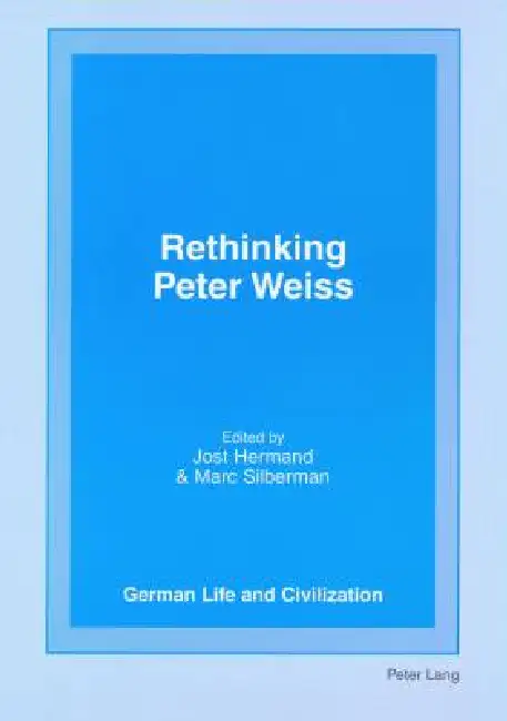 Rethinking Peter Weiss Hardcover