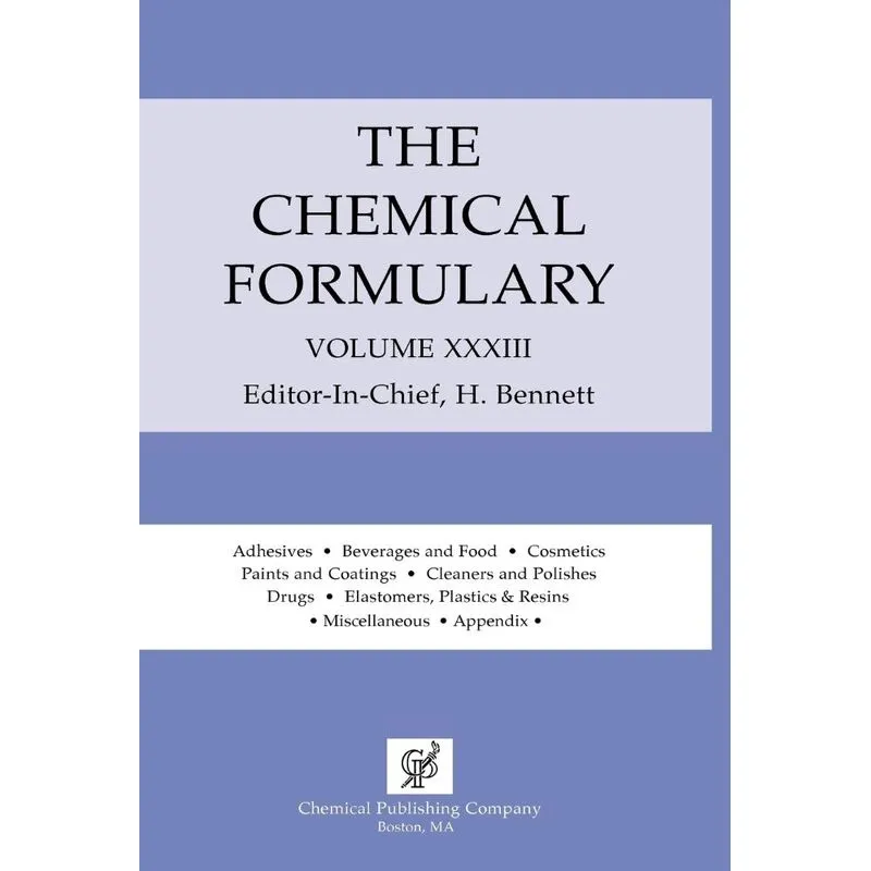 Chemical Formulary Volume 33