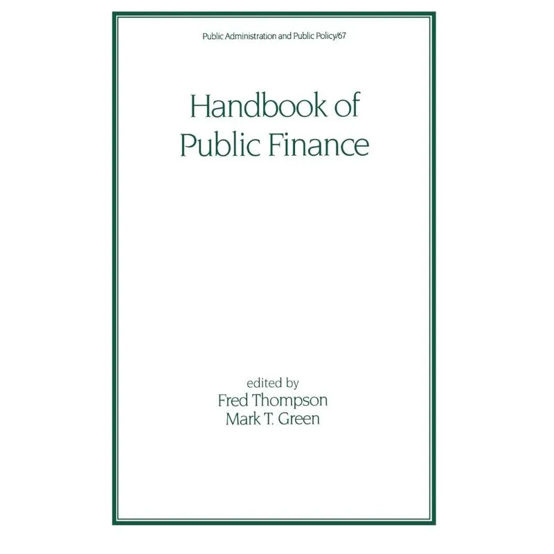 Handbook of Public Finance