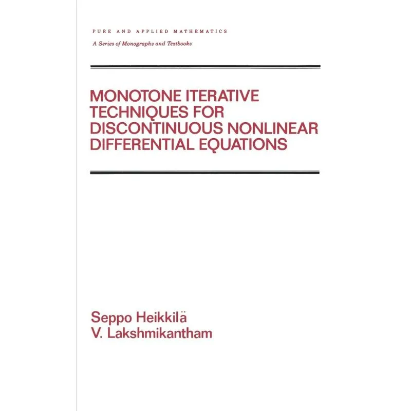 Monotone Iterative Techniques for Discontinuous Nonlinear D