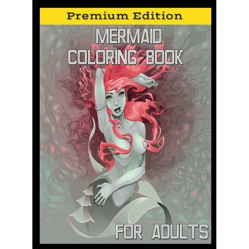 Mermaid Coloring Book for Adults