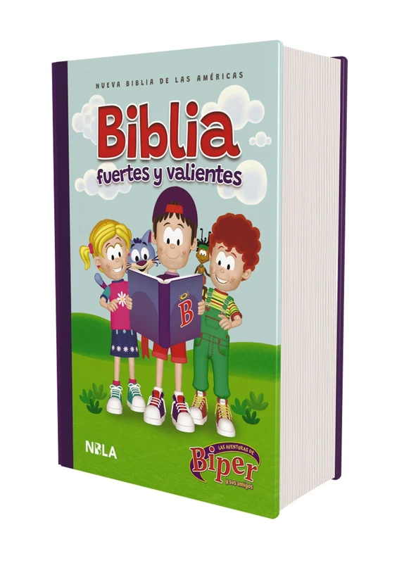 Biper and Friends, Strong and Courageous Bible (NBLA), Hardcover, Words of Jesus in Red, Comfort Print Hardback