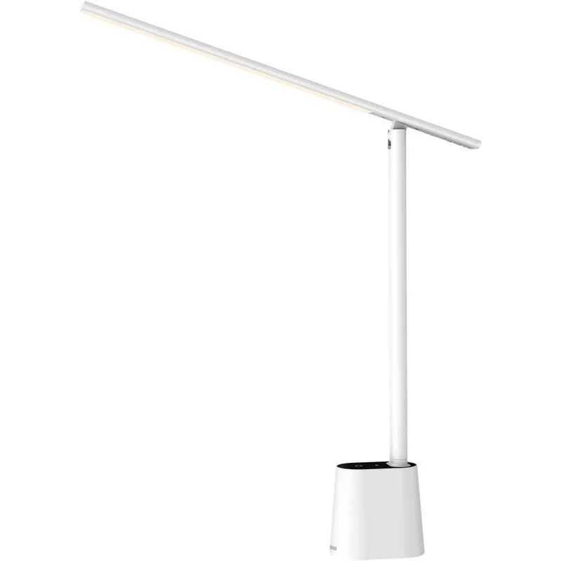 Luminária LED Baseus de Mesa, Recarregável, Sem Fio, 3 Modos, 250 Lumens, Controle de Toque - Branco