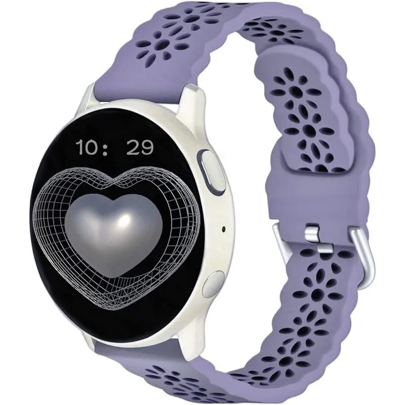 Pulseira de silicone de liberação rápida de 20 mm compatível com relógio Samsung Galaxy 4/Active 2 40 mm 44 mm/ativo, relógio 4 clássico 46 mm 42 mm, relógio 3 41 mm, relógio galáxia 42 mm, pulseira d