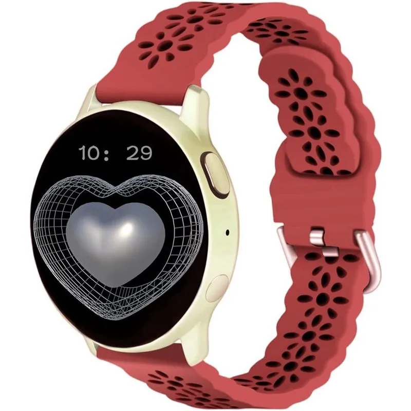 Pulseira de silicone de liberação rápida de 20 mm compatível com relógio Samsung Galaxy 4/Active 2 40 mm 44 mm/ativo, relógio 4 clássico 46 mm 42 mm, relógio 3 41 mm, relógio galáxia 42 mm, pulseira d