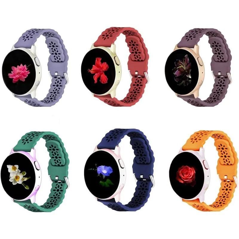 Pulseira de silicone de liberação rápida de 20 mm compatível com relógio Samsung Galaxy 4/Active 2 40 mm 44 mm/ativo, relógio 4 clássico 46 mm 42 mm, relógio 3 41 mm, relógio galáxia 42 mm, pulseira d