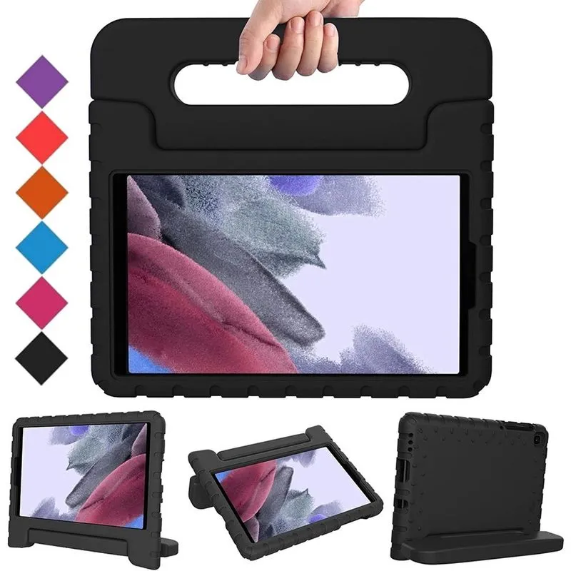 Capa conversível leve e resistente para Galaxy Tab A7 Lite 8.7in 2021, preta