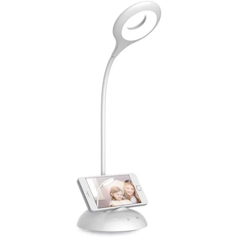 Lâmpada de mesa huoguo Luzes de leitura para computador de escritório doméstico e cabeceira de cama, lâmpada de leitura recarregável usb, 28 LEDs com 5 cores e 5 lâmpadas de livro de cuidados com os o