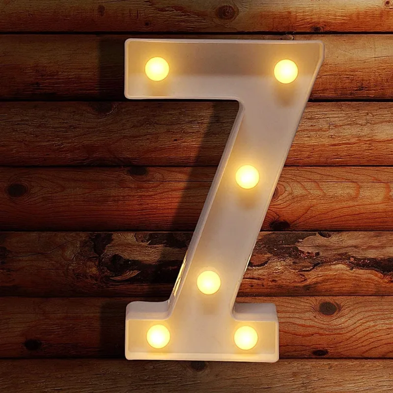 Números iluminados da Huoguo, luz de LED para iluminação noturna para decoração de parede, acende letras de casamento/festa de aniversário alimentadas por bateria luzes de números de decoração de Nata