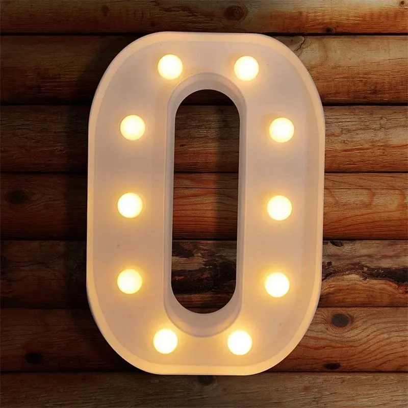 Luzes de LED para letras da Huoguo iluminam para luz noturna, letreiro alfabeto para decoração de parede, letras iluminadas para festas de casamento/aniversário, luzes de natal alimentadas por bateria
