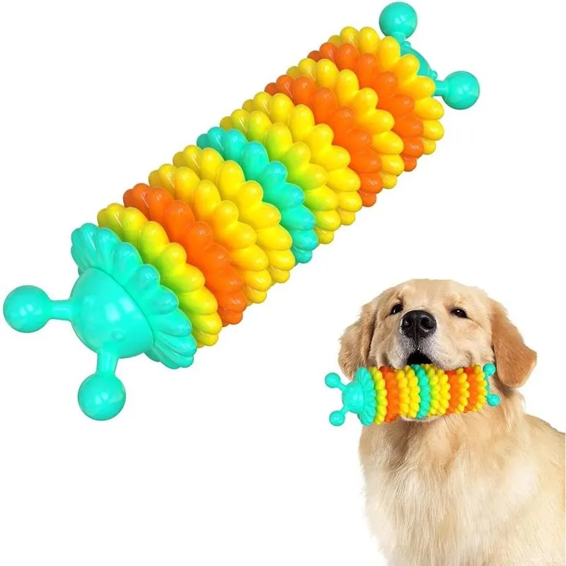 Brinquedos para cães huoguo para mastigadores agressivos, brinquedos de mastigar cães indestrutíveis para limpeza de dentes para cães pequenos, médios e grandes, brinquedos de borracha para mastigar c