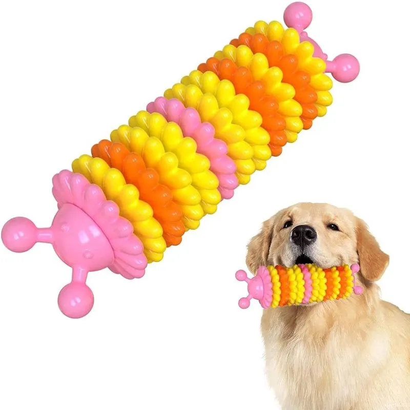 Brinquedos para cães huoguo para mastigadores agressivos, brinquedos para mastigar cães indestrutíveis para limpeza de dentes para cães pequenos, médios e grandes, brinquedos para mastigar cachorros i