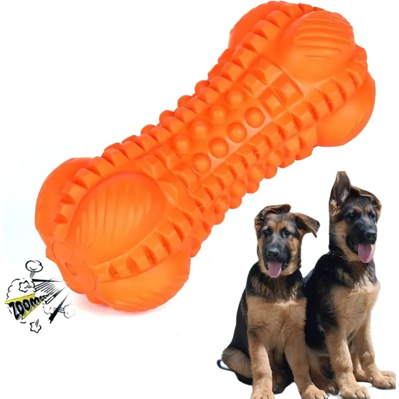 Brinquedos para mastigar cães para mastigadores agressivos Brinquedos resistentes e duráveis para cães com borracha natural não tóxica Brinquedos para cães de médio e grande porte