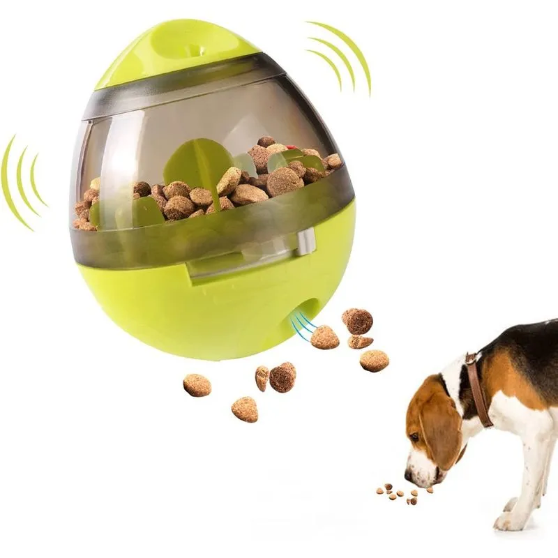 Bola de guloseimas para cães, iq Treat Dispensing Dog Toys, bola interativa de quebra-cabeças para cães, bola de alimentação lenta para animais de estimação