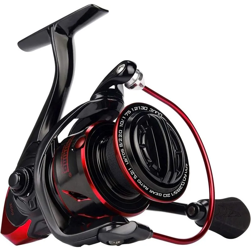 Carretel de pesca huoguo Sharky iii - Novo molinete - Fibra de carbono 39,5 libras Max Drag - 10 + 1 bb inoxidável para água salgada ou doce - Eixo de tamanho grande - Super valor!