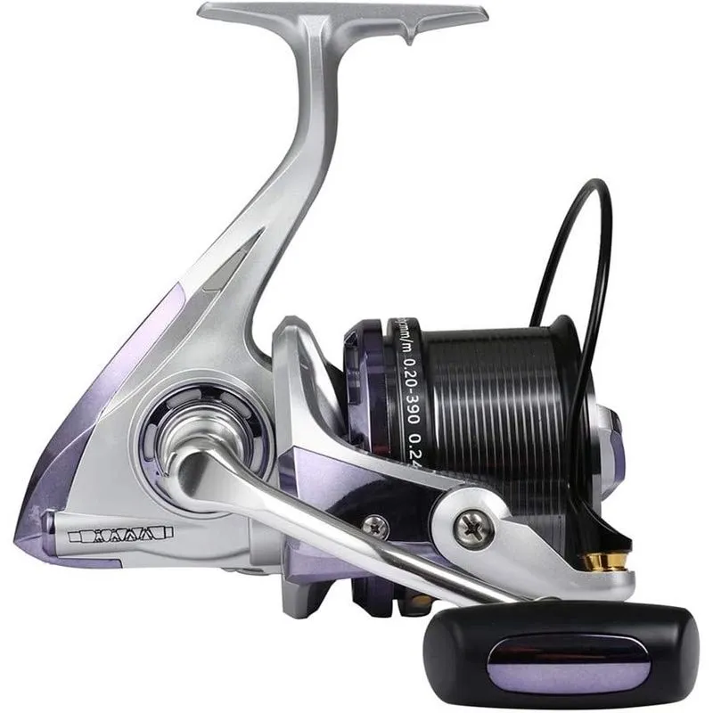 Carretéis de pesca giratórios huoguo 8000 10000 12000 Series Água salgada de água doce Pesca de grande porte Pesca de surf 12 + 1 inoxidável bb 70 lbs Max Drag Ultra Smooth Powerful Spool Durable Spin