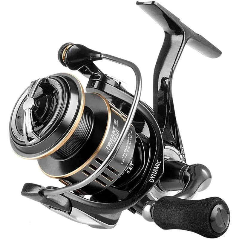 Carretéis giratórios SeaKnight Treant iii, 10 + 1BB 5. 0:1 /5. 8:1 Carretel de pesca 1000-6000 max Drag 28lb Carretel giratório de pesca 2000H 5. 0:1 Max Drag 11LB/5kg -