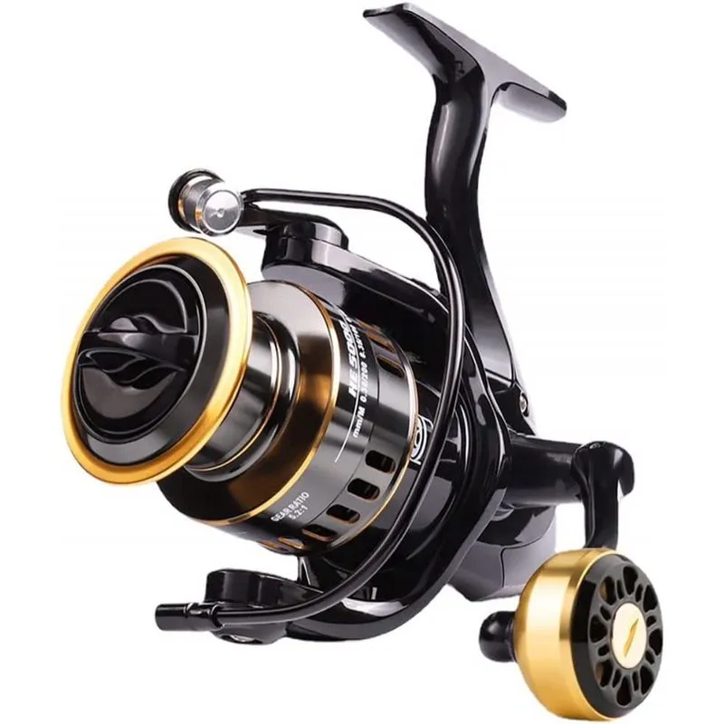 Carretel Rotativo - Leve a 9,5 Oz., 5.2:1-6. 2:1 Relação de Engrenagem de Alta Velocidade, Estrutura e Rotor de Fibra de Carbono, 10 + 1 Bb Blindado, Carretel de Pesca Rotativo de Água Doce e do Mar S
