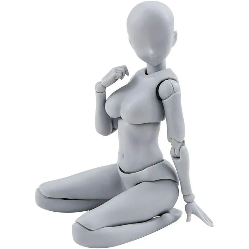Modelo de desenho de figura de ação, figuras de desenho para artistas Modelo de figura de ação Manequim humano homem mulher kits para esboçar, pintar, desenhar, artista, crianças, adulto feminino -