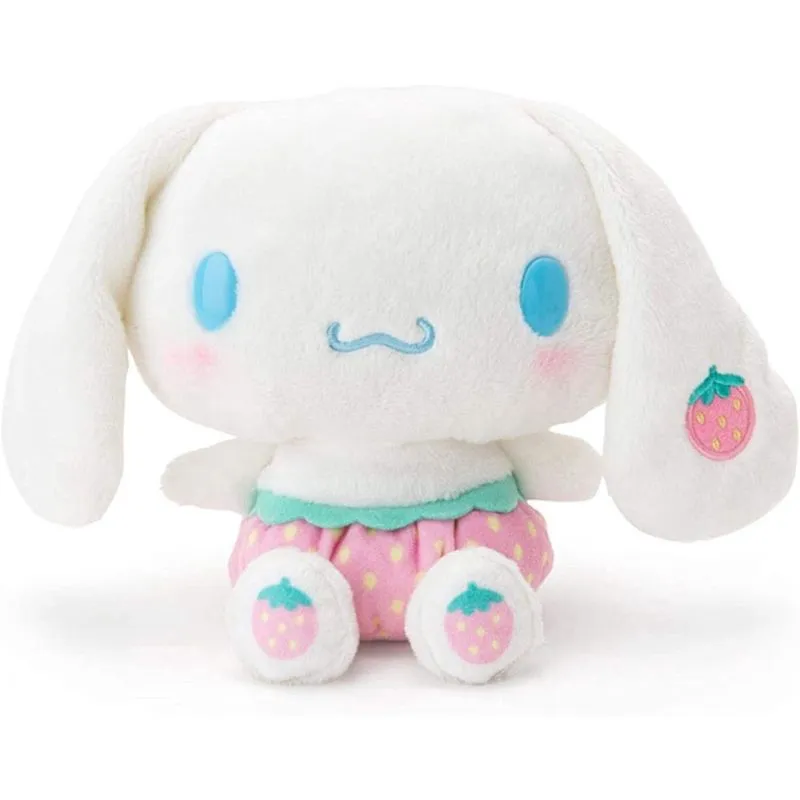 Brinquedo de pelúcia 25cm Morango Cinnamoroll My Melody Brinquedo de pelúcia bonito Pochacco Pompompurin Cachorro Bichos de pelúcia Boneca macia Bebê Meninas Crianças Brinquedos Presentes Cinnamoroll