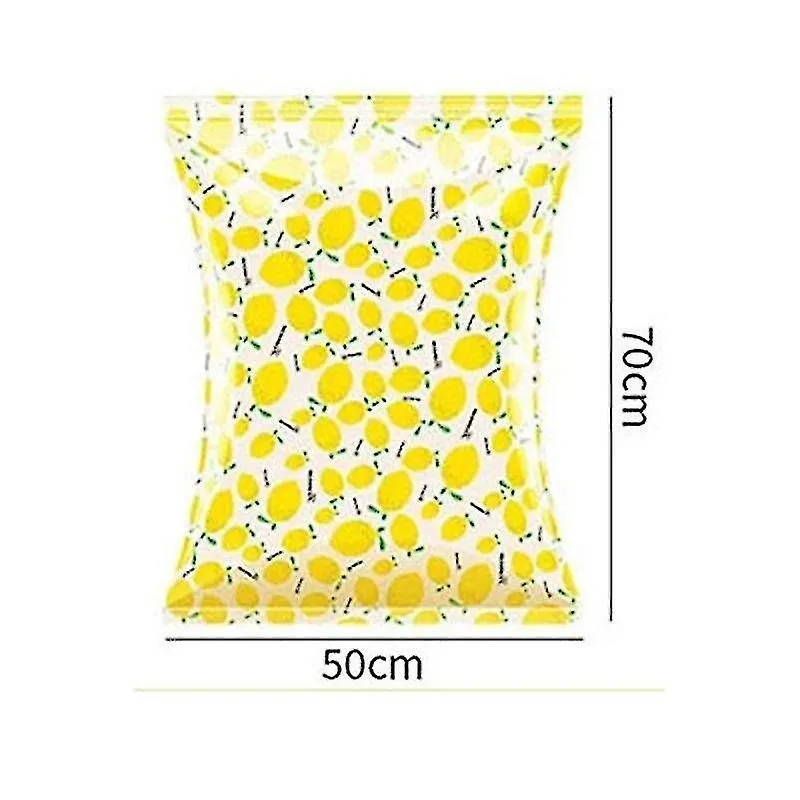 Sacos de armazenamento doméstico 50x70 sacos a vácuo domésticos para organizador de colcha de roupas bonito organizador de armário de limão viagem