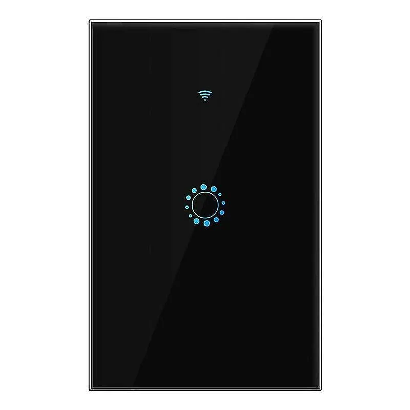 Ferramentas de teste elétrico preto inteligente wifi luz touch switch painel controle remoto para alexa google voice assist