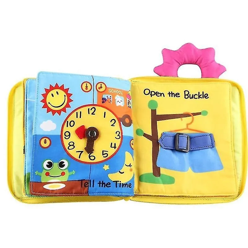 Brinquedos do alfabeto 12 páginas brinquedos educativos para bebês bebês crianças crianças desenvolvimento precoce livros de pano animal dos desenhos animados
